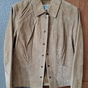 Tan suede jacket